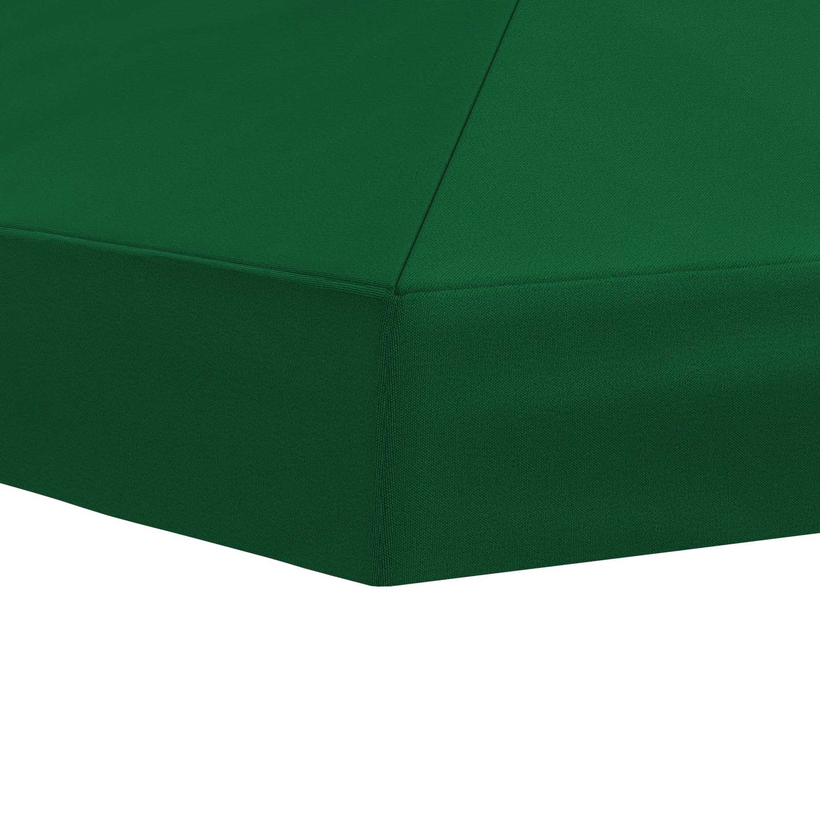 vidaXL Osłona daszku do altany 6 x 3 m zielony Poliester 190