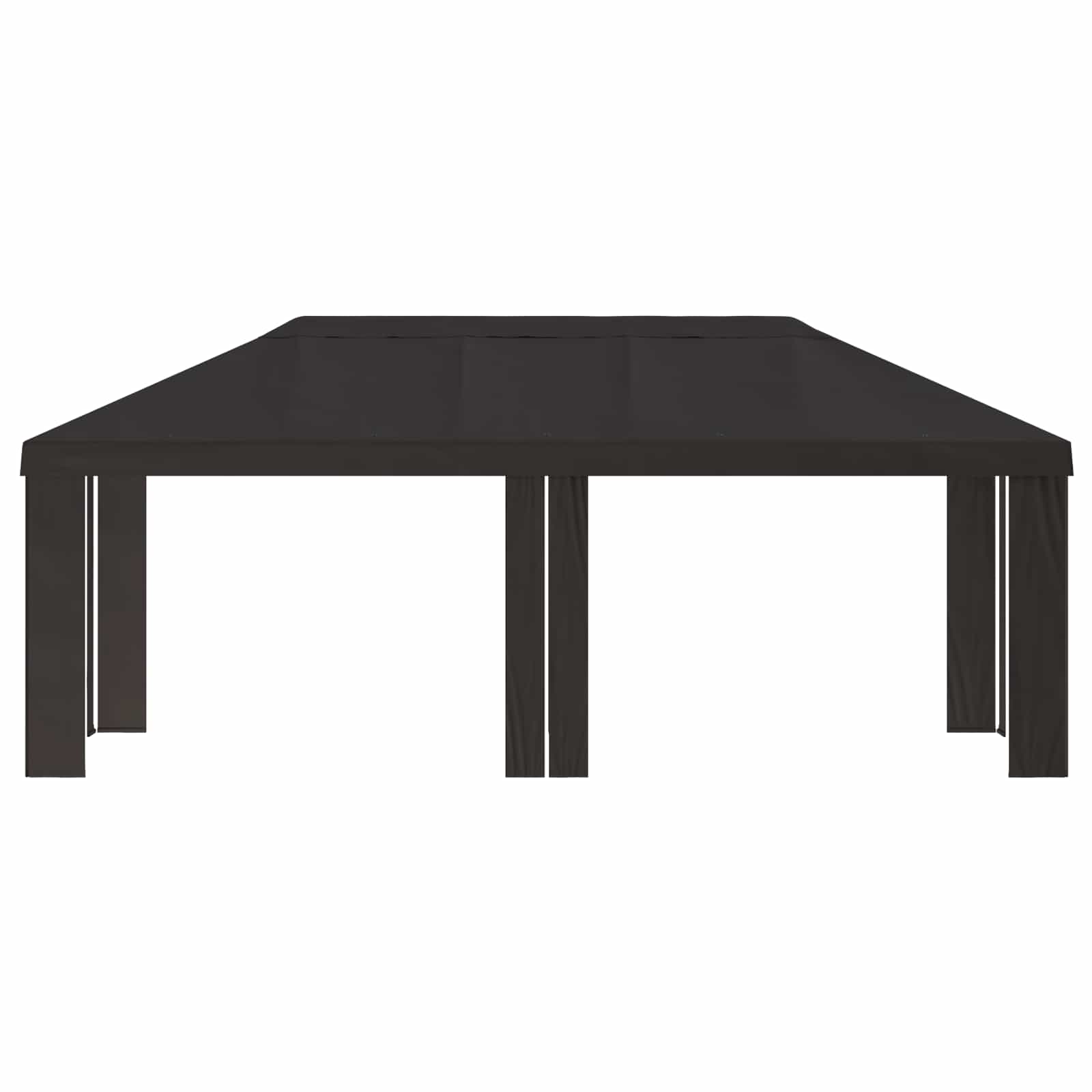 vidaXL Pokrycie altany 6 x 3 m antracytowy Poliester 190 gsm