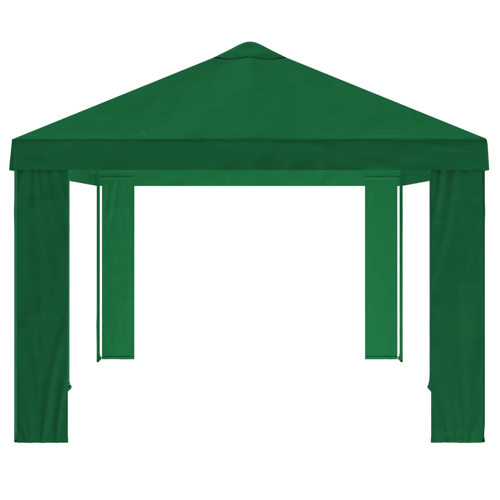vidaXL Pokrycie altany 6 x 3 m zielony Poliester 190 gsm