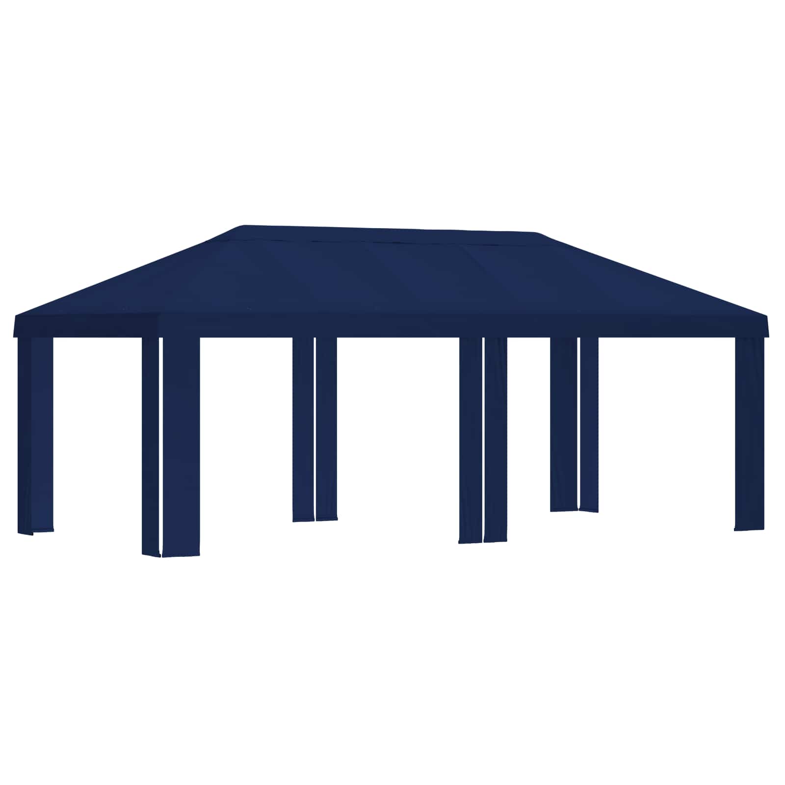 vidaXL Pokrycie altany 6 x 3 m niebieski Poliester 190 gsm