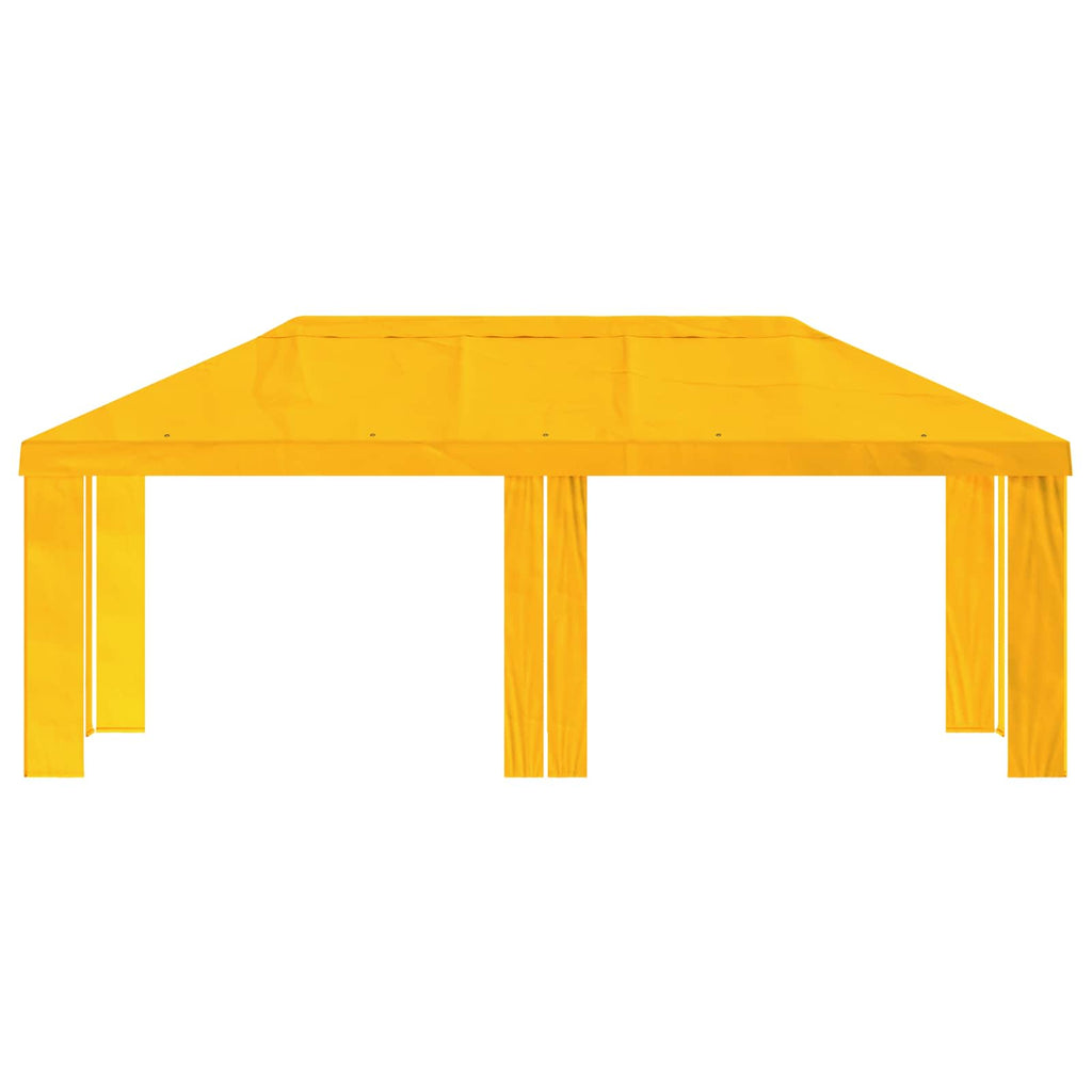 vidaXL Pokrycie altany 6 x 3 m żółty Poliester 190 gsm