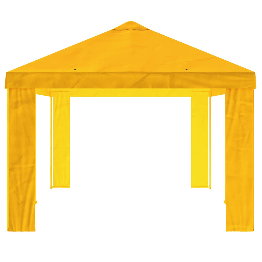 vidaXL Pokrycie altany 6 x 3 m żółty Poliester 190 gsm