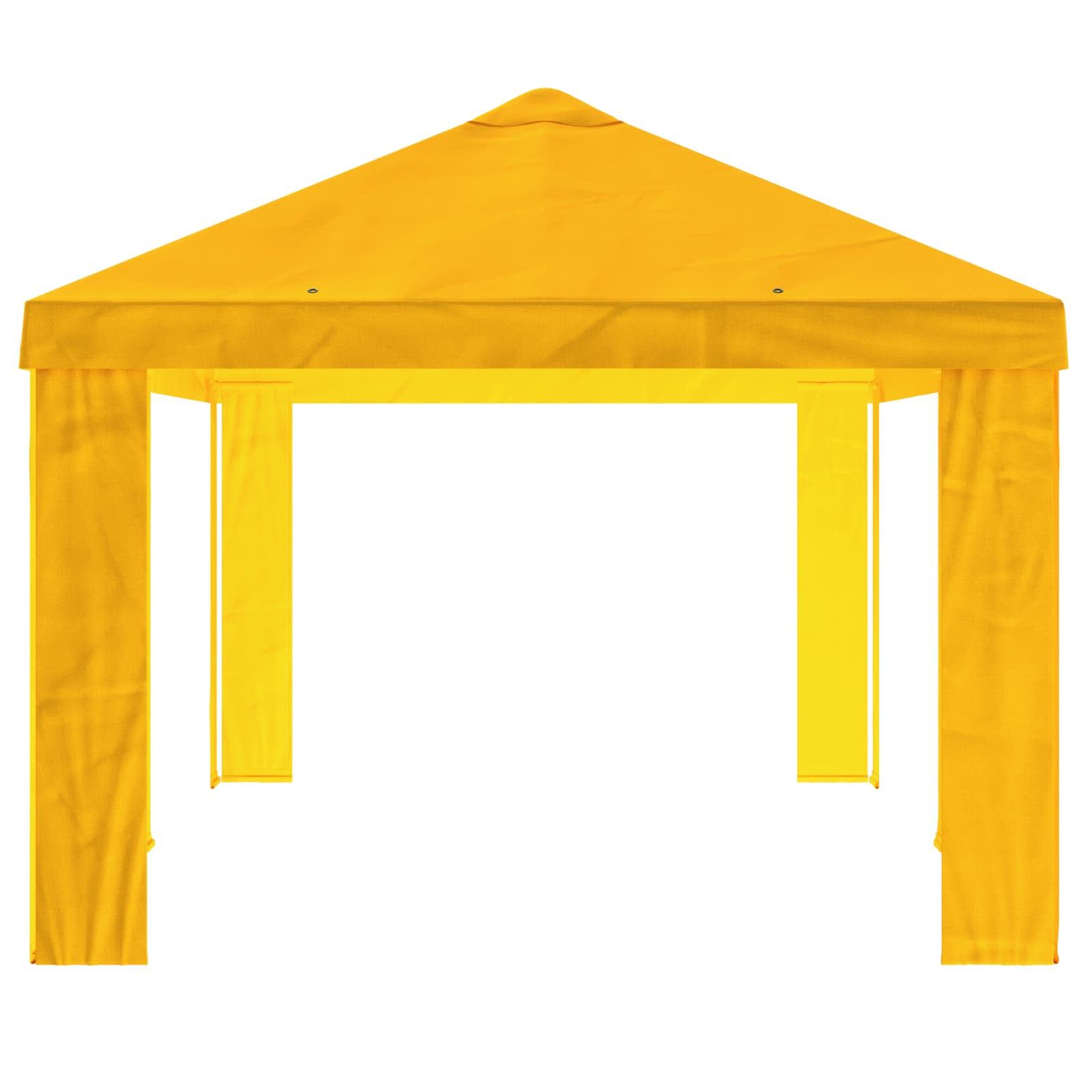 vidaXL Pokrycie altany 6 x 3 m żółty Poliester 190 gsm