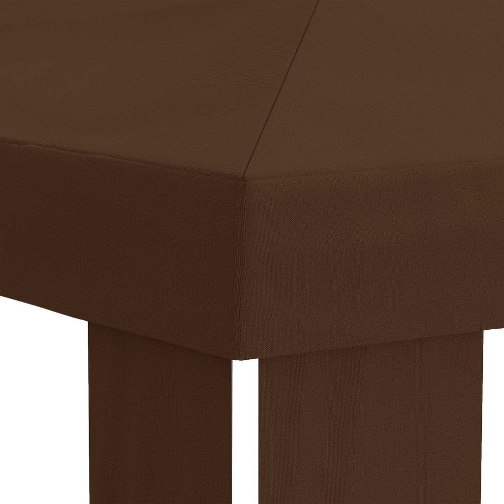 vidaXL Pokrycie altany 6 x 3 m brązowy Poliester 190 gsm