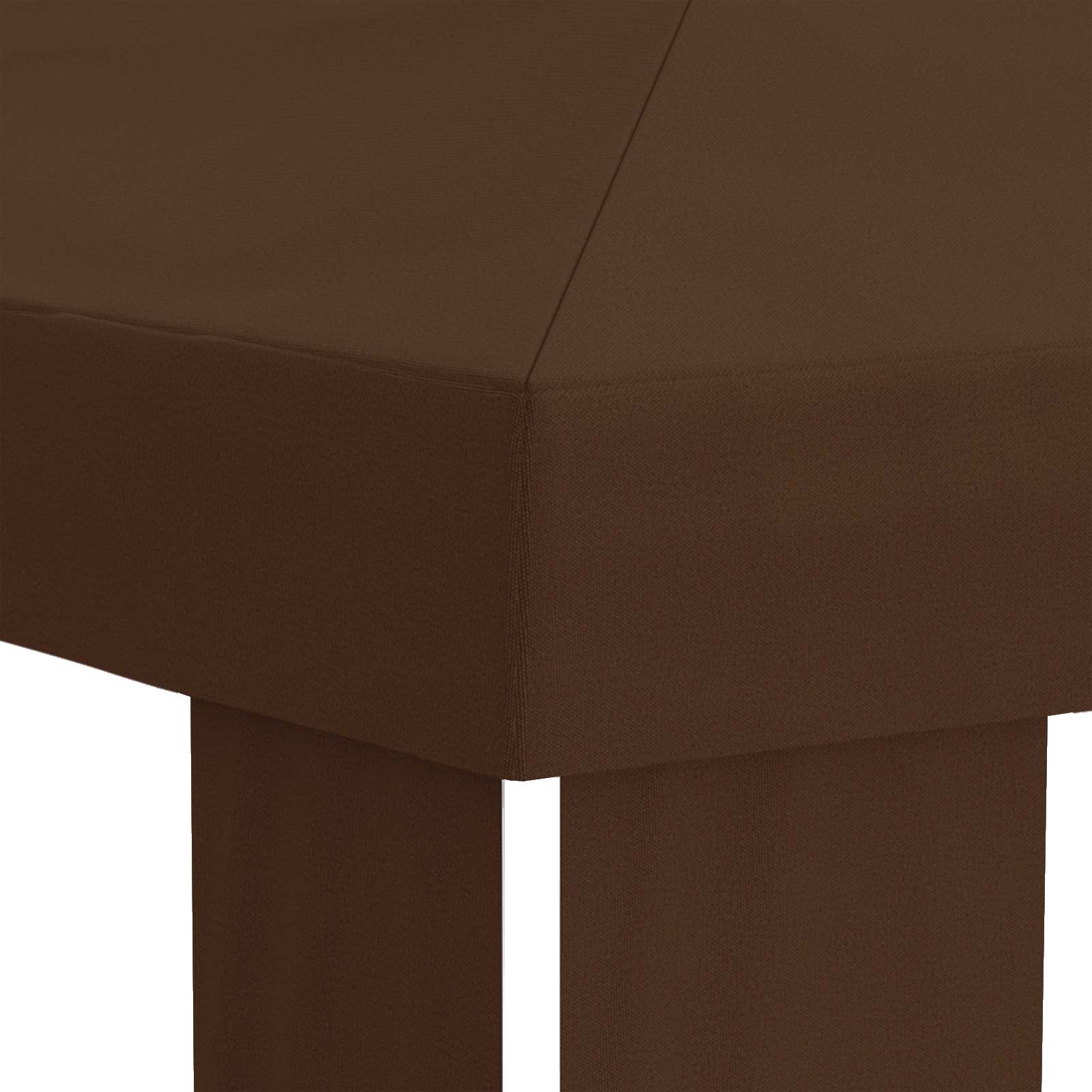 vidaXL Pokrycie altany 6 x 3 m brązowy Poliester 190 gsm