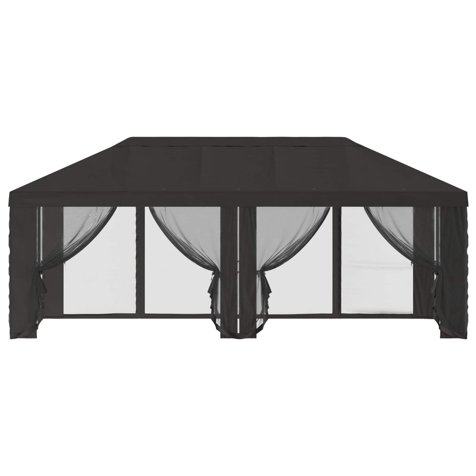 vidaXL Pokrywa daszku z ścianami bocznymi antracytowy 600,5 x 300,5 cm