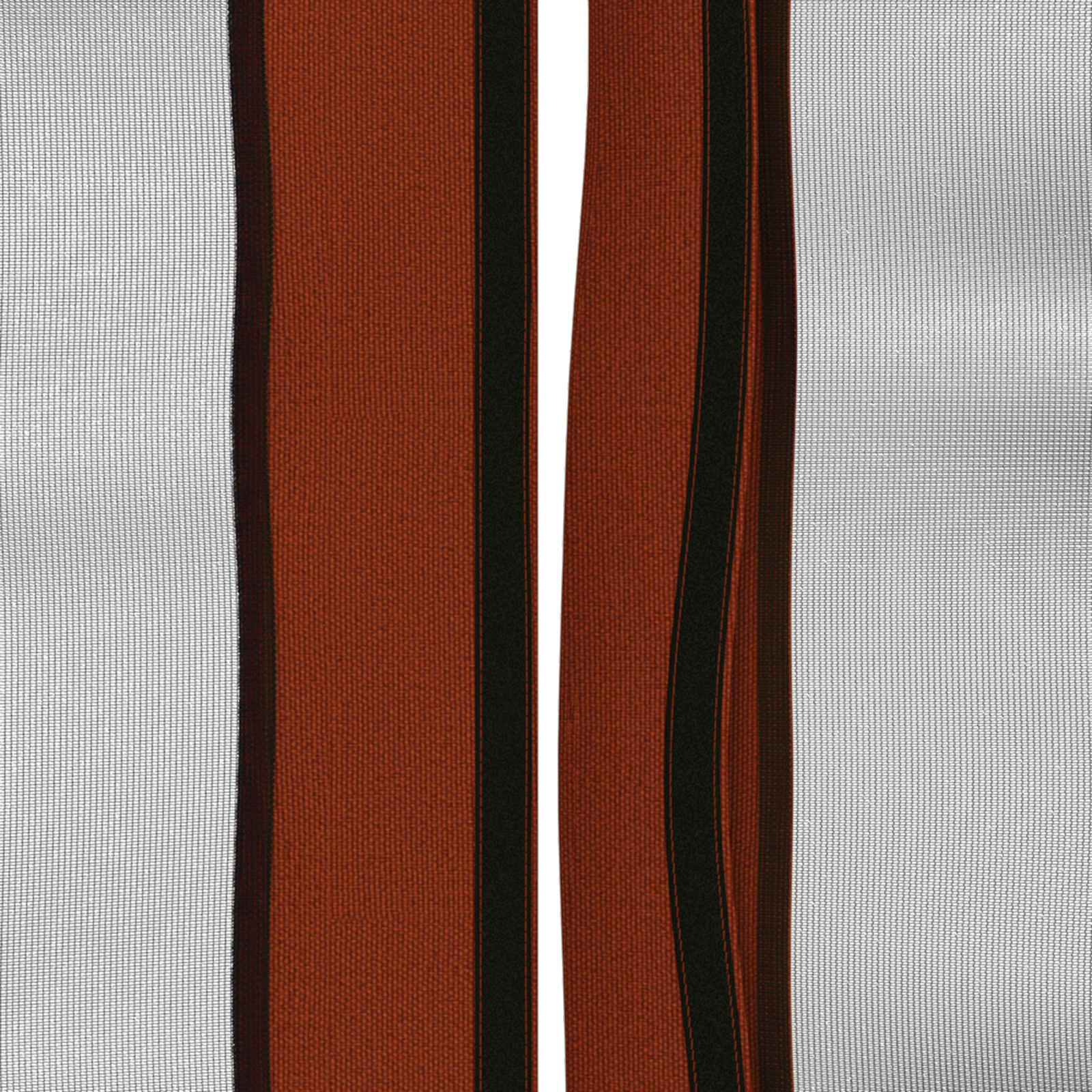 vidaXL Pokrywa daszku z ścianami bocznymi terakota 600,5 x 300,5 cm