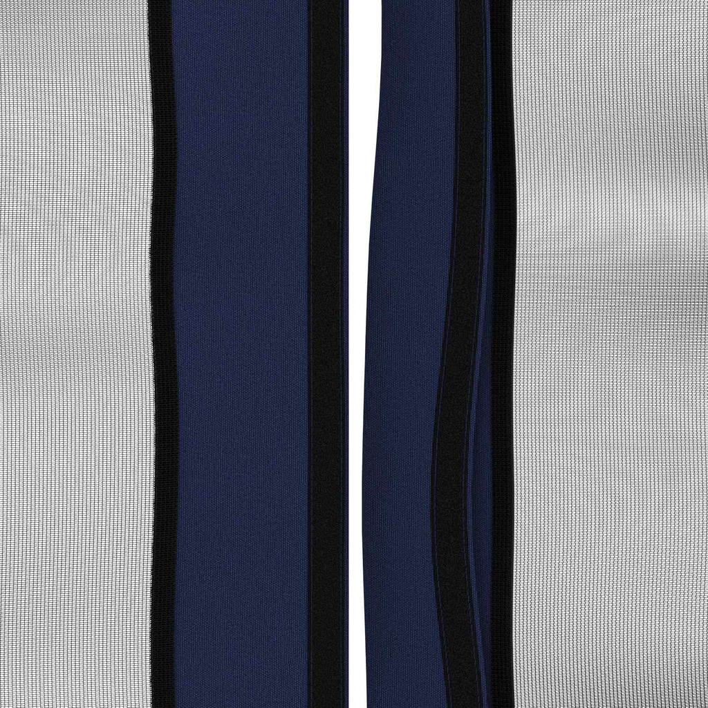 vidaXL Pokrywa daszku z ścianami bocznymi niebieski 600,5 x 300,5 cm