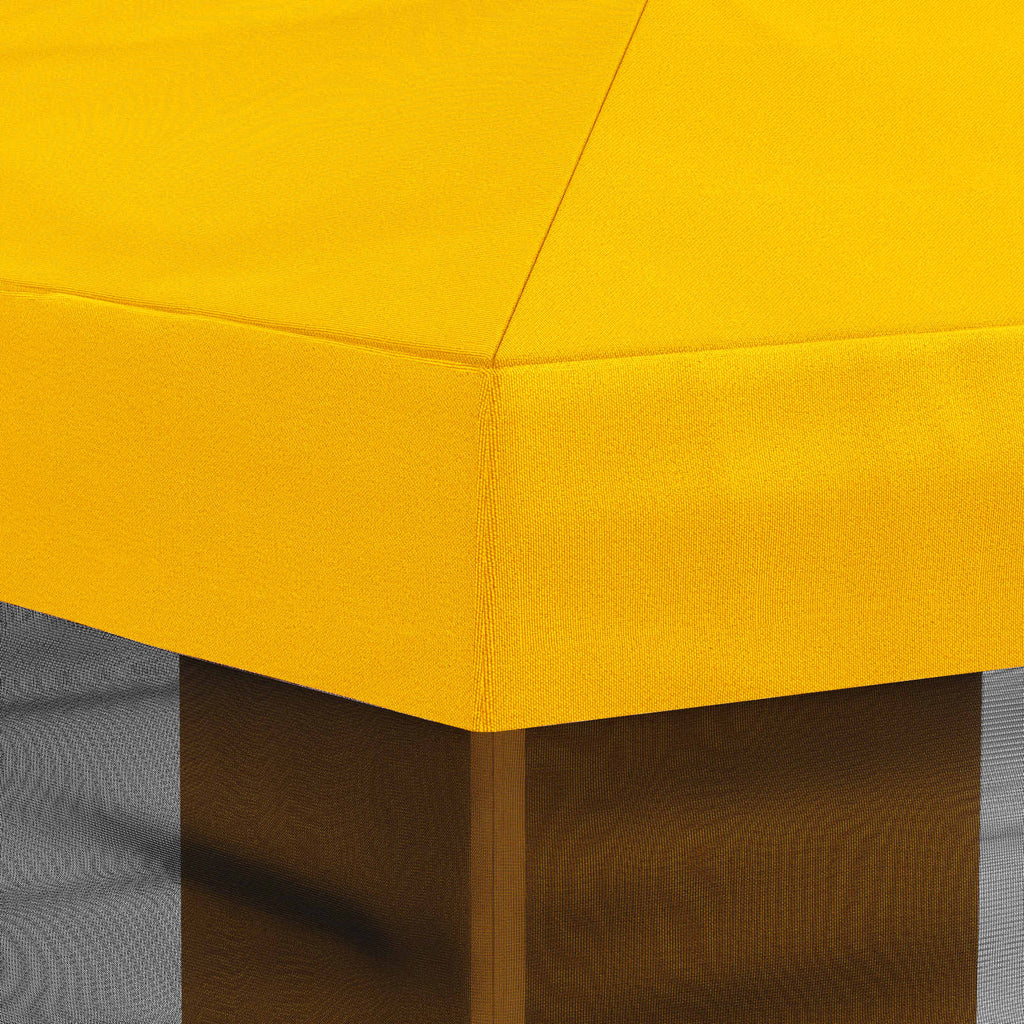 vidaXL Pokrywa daszku z ścianami bocznymi żółty 600,5 x 300,5 cm