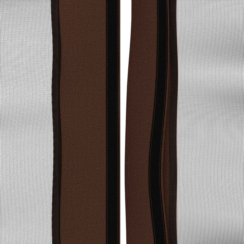 vidaXL Pokrywa daszku z ścianami bocznymi brązowy 600,5 x 300,5 cm