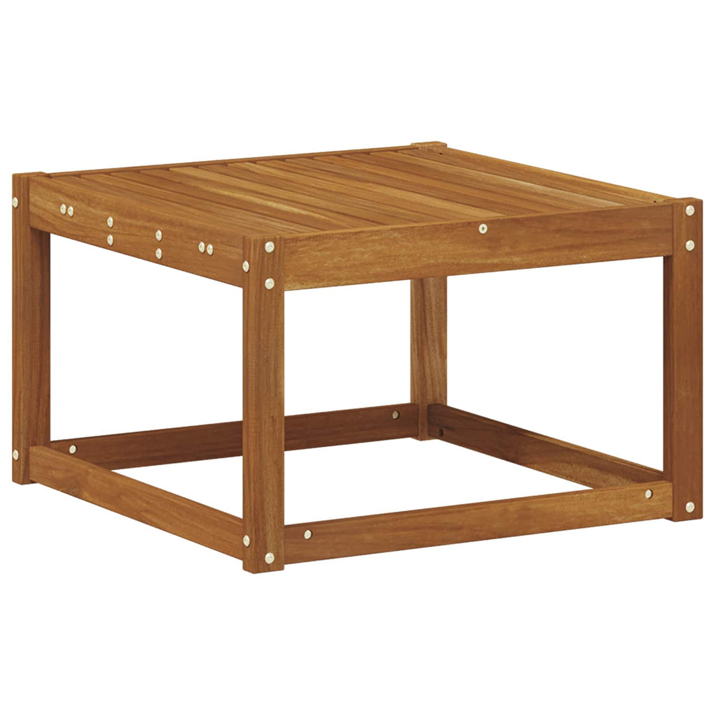 vidaXL Stół na Zewnątrz Lite Drewno Akacji Naturalny 59 x 59 x 37 cm