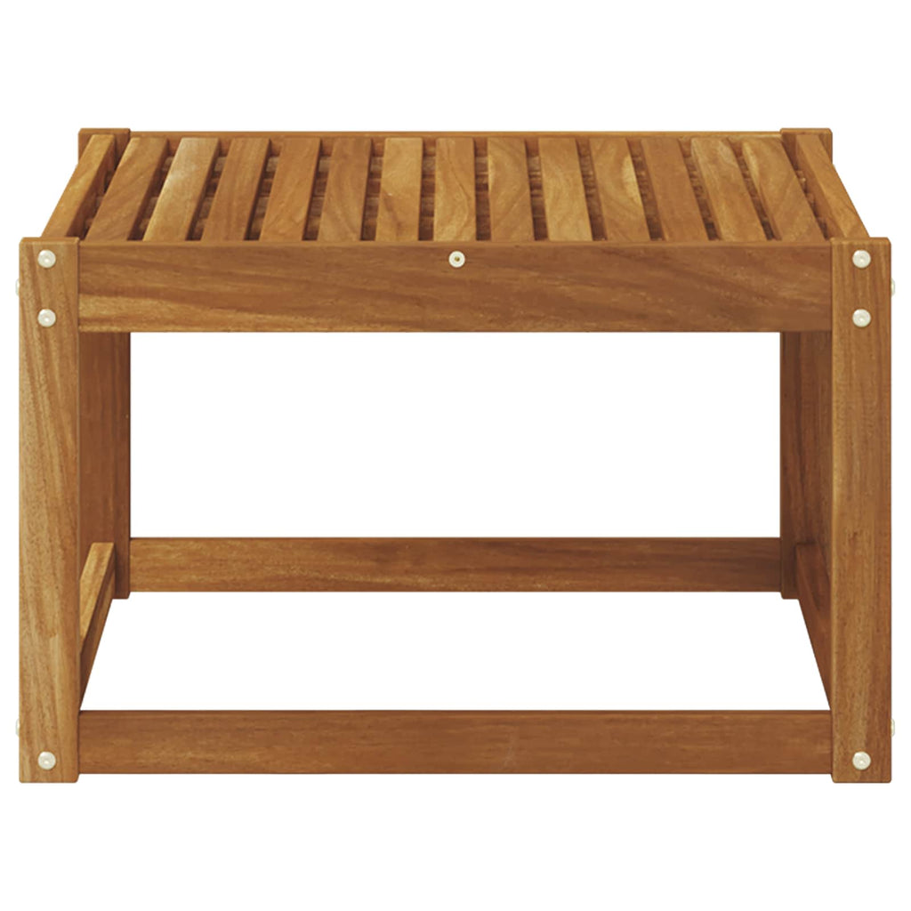vidaXL Stół na Zewnątrz Lite Drewno Akacji Naturalny 59 x 59 x 37 cm