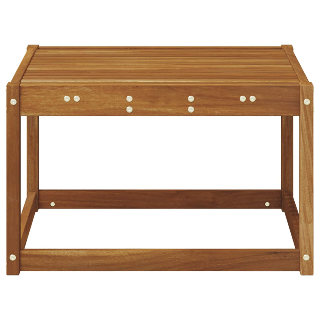 vidaXL Stół na Zewnątrz Lite Drewno Akacji Naturalny 59 x 59 x 37 cm