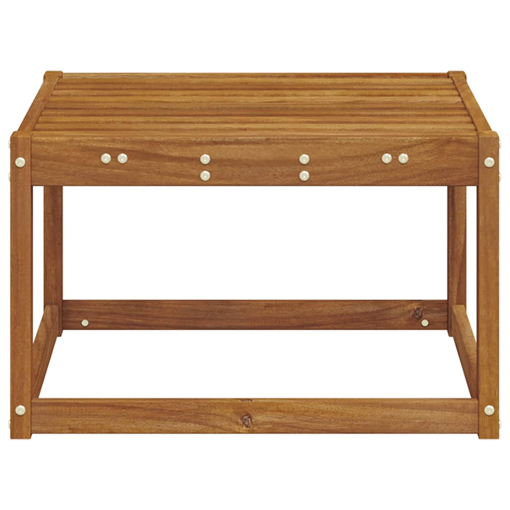 vidaXL Pufa na zewnątrz Lite Drewno Akacji Naturalny 59 x 59 x 37 cm