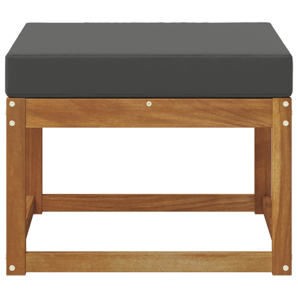 vidaXL Pufa na zewnątrz Lite Drewno Akacji Naturalny