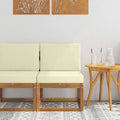 vidaXL Środkowa sofa ogrodowa Lite Drewno Akacji
