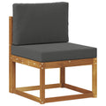 vidaXL Środkowa sofa ogrodowa Lite Drewno Akacji Naturalny