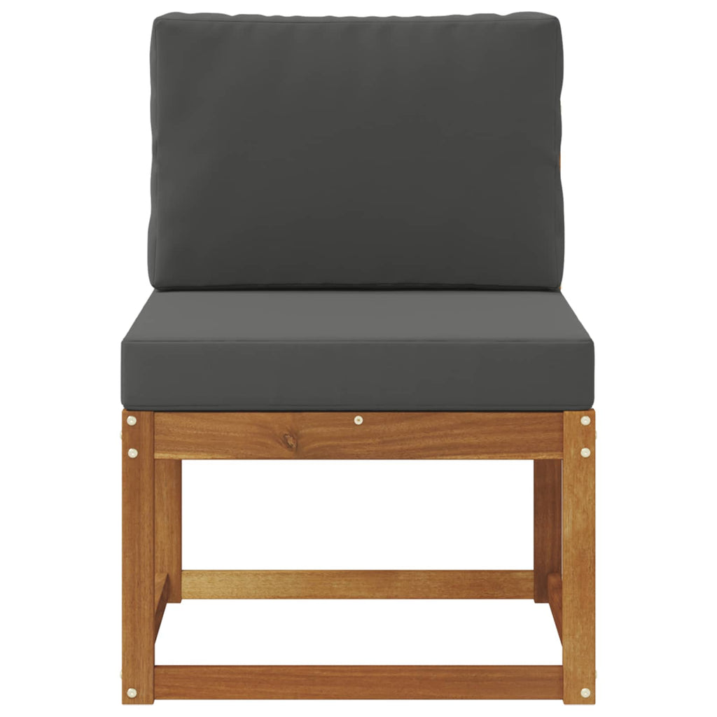 vidaXL Środkowa sofa ogrodowa Lite Drewno Akacji Naturalny