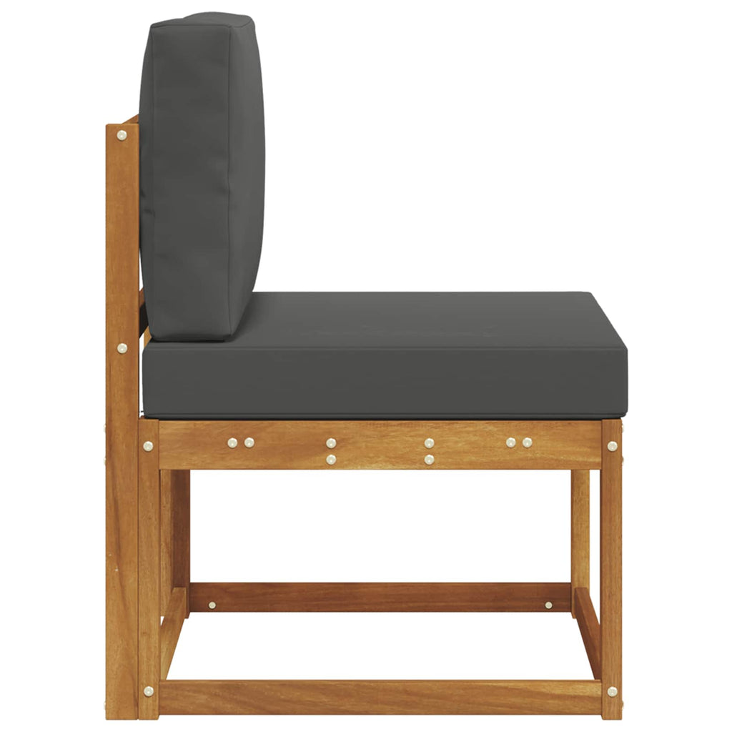 vidaXL Środkowa sofa ogrodowa Lite Drewno Akacji Naturalny