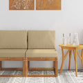 vidaXL Środkowa sofa ogrodowa Lite Drewno Akacji