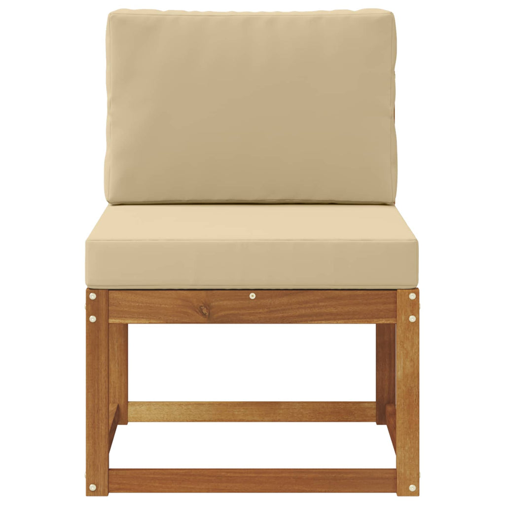 vidaXL Środkowa sofa ogrodowa Lite Drewno Akacji