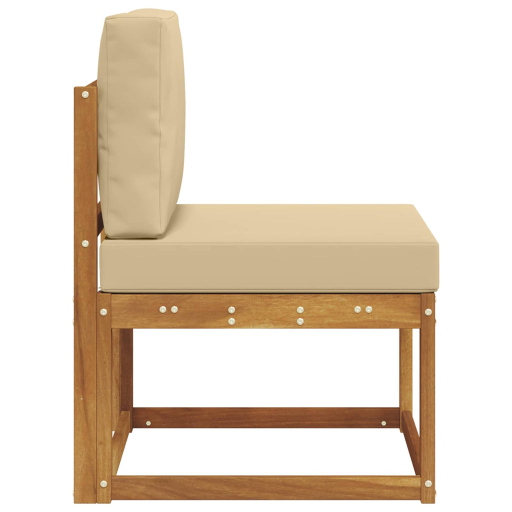 vidaXL Środkowa sofa ogrodowa Lite Drewno Akacji