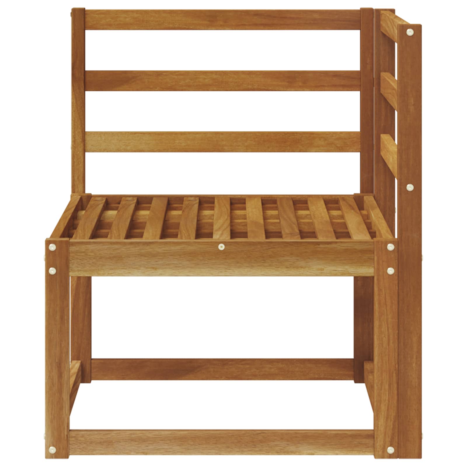 vidaXL Sofa narożna na zewnątrz Lite Drewno Akacji Naturalny