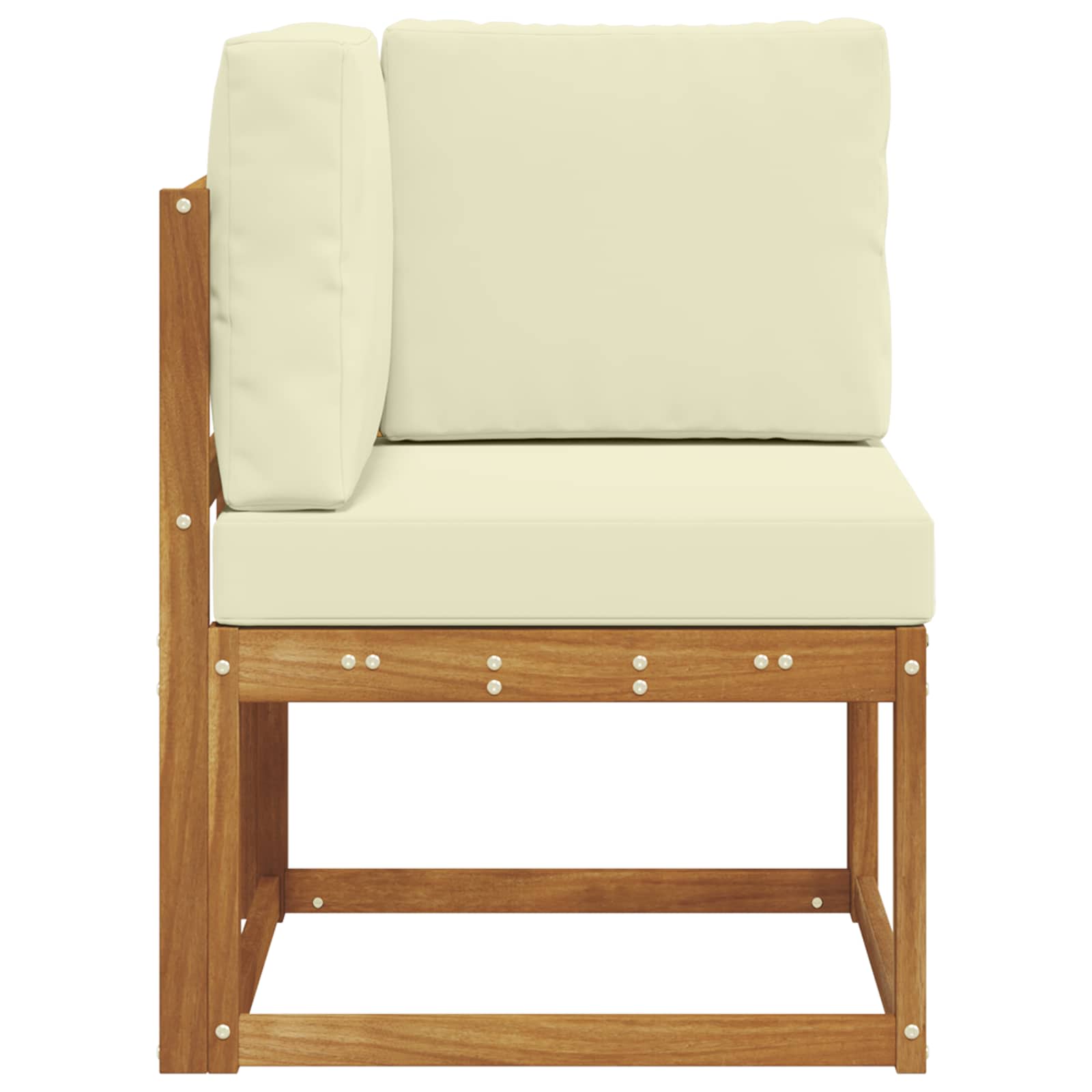 vidaXL Sofa narożna na zewnątrz Lite Drewno Akacji
