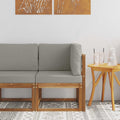 vidaXL Sofa narożna na zewnątrz Lite Drewno Akacji