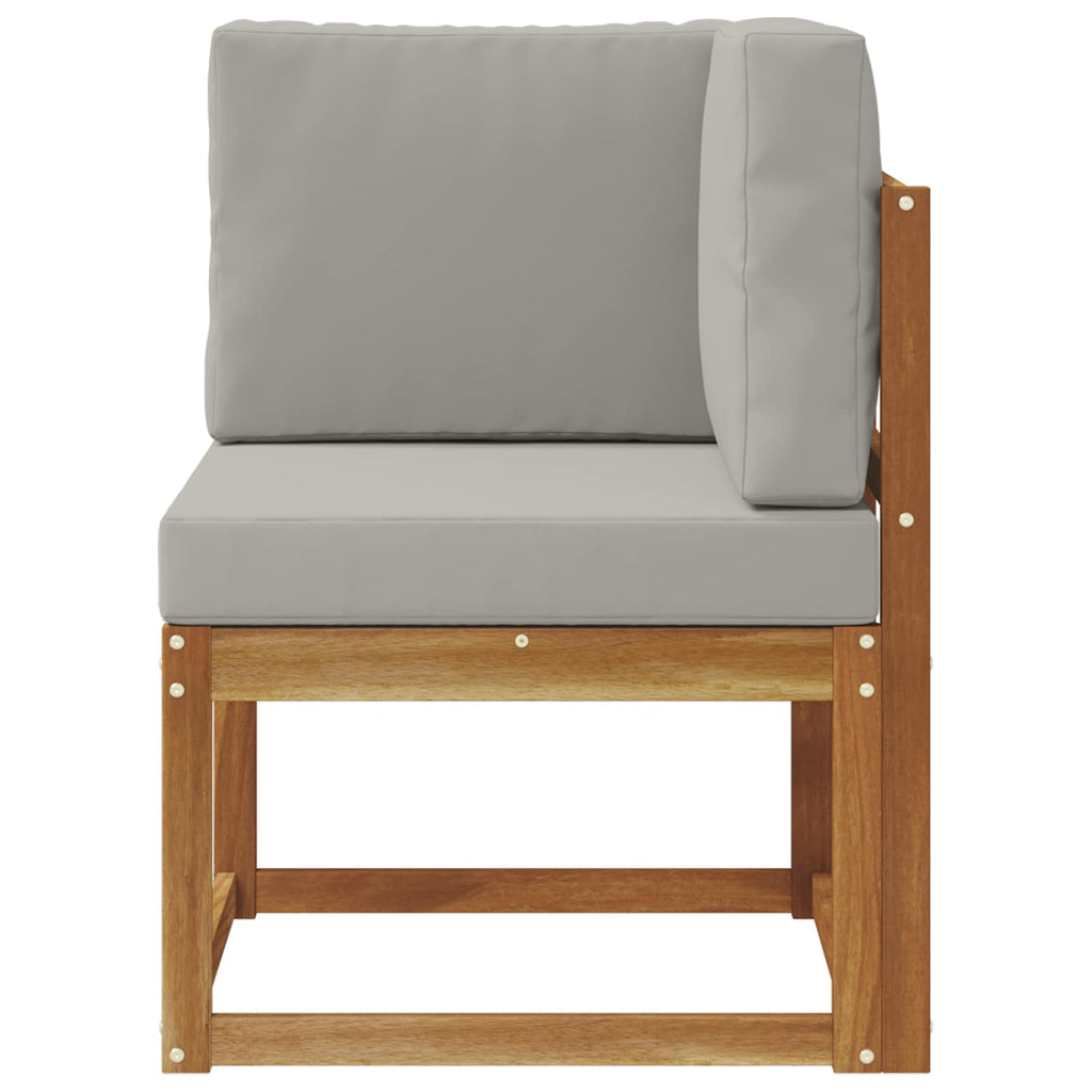 vidaXL Sofa narożna na zewnątrz Lite Drewno Akacji