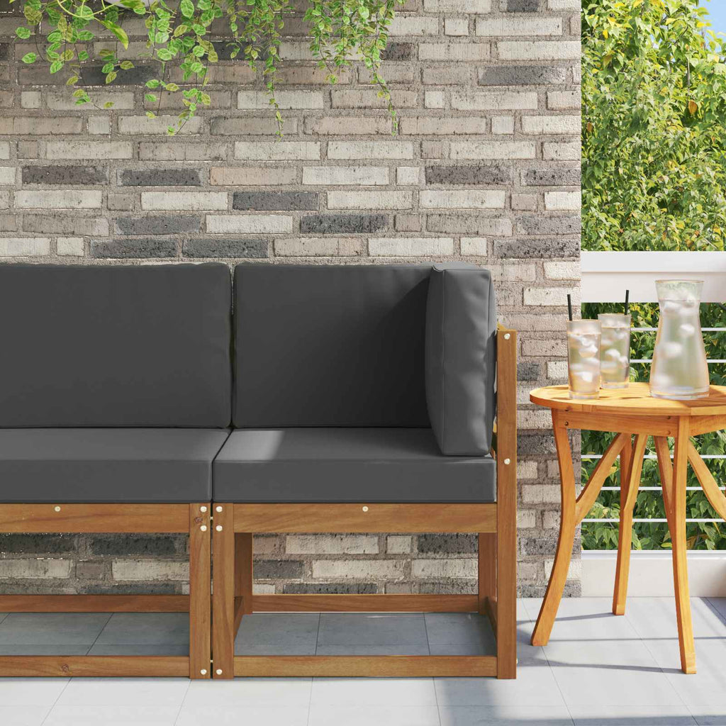 vidaXL Sofa narożna na zewnątrz Lite Drewno Akacji