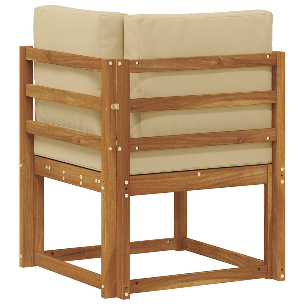 vidaXL Sofa narożna na zewnątrz Lite Drewno Akacji