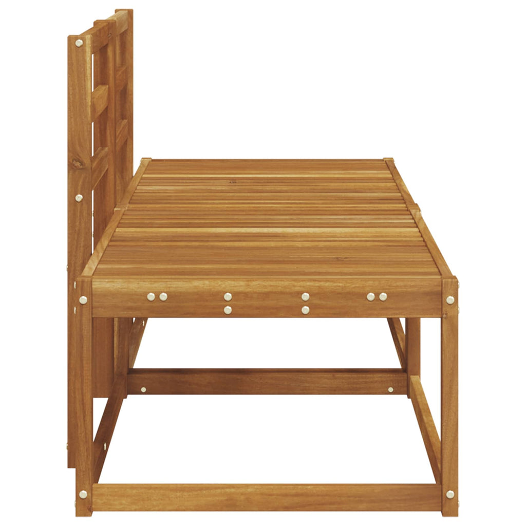 vidaXL Sofa końcowa na zewnątrz 2 Sztuka Naturalny 182,5 x 63 x 73 cm