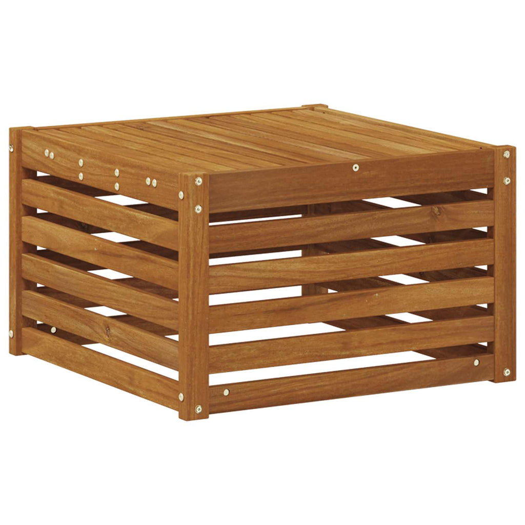 vidaXL Stół na Zewnątrz Lite Drewno Akacji Naturalny 59 x 59 x 37 cm