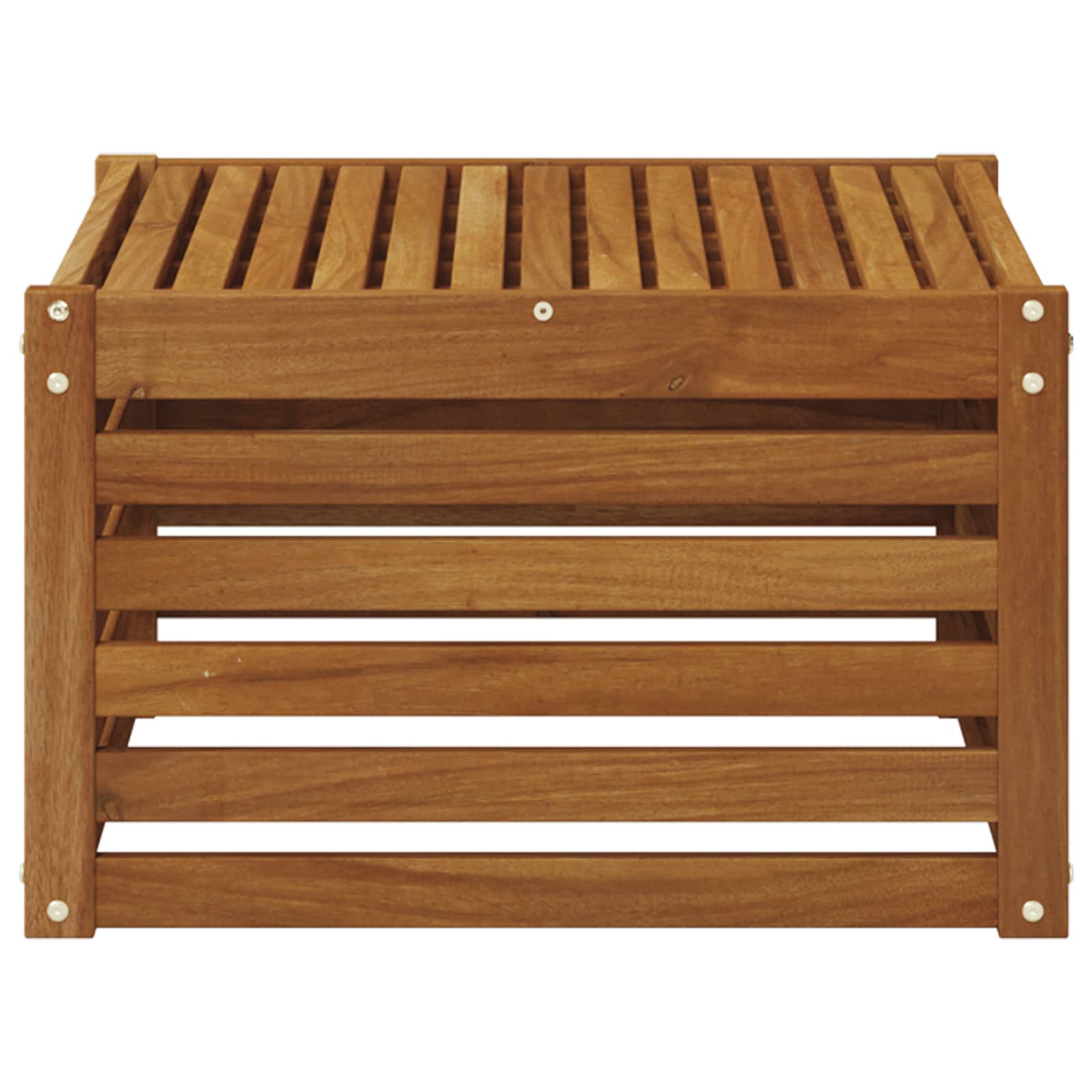 vidaXL Stół na Zewnątrz Lite Drewno Akacji Naturalny 59 x 59 x 37 cm