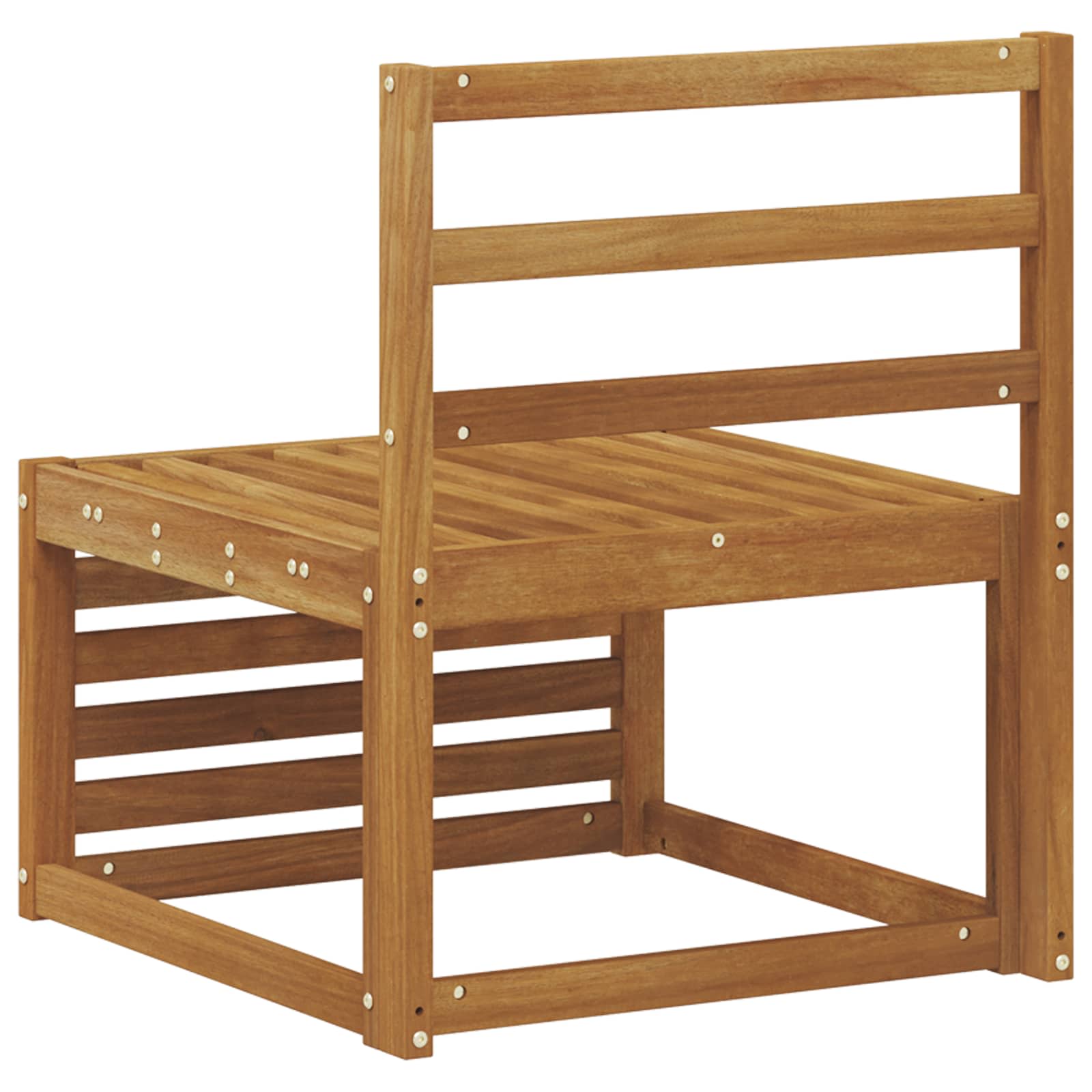 vidaXL Środkowa sofa ogrodowa Lite Drewno Akacji Naturalny