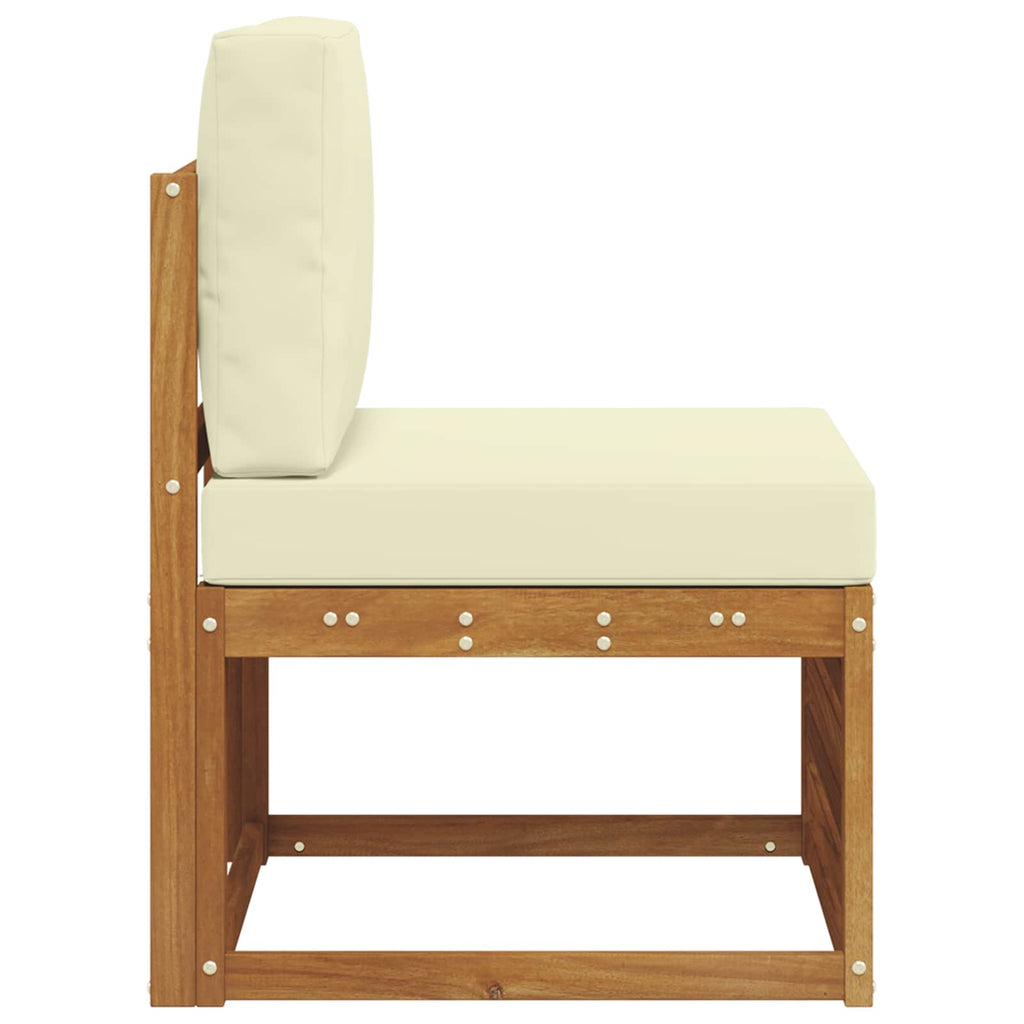 vidaXL Środkowa sofa ogrodowa Lite Drewno Akacji Naturalny