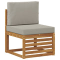 vidaXL Środkowa sofa ogrodowa Lite Drewno Akacji Naturalny