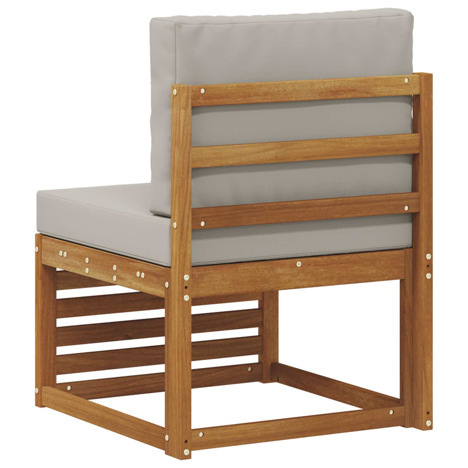 vidaXL Środkowa sofa ogrodowa Lite Drewno Akacji Naturalny
