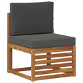 vidaXL Środkowa sofa ogrodowa Lite Drewno Akacji Naturalny