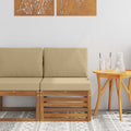 vidaXL Środkowa sofa ogrodowa Lite Drewno Akacji Naturalny