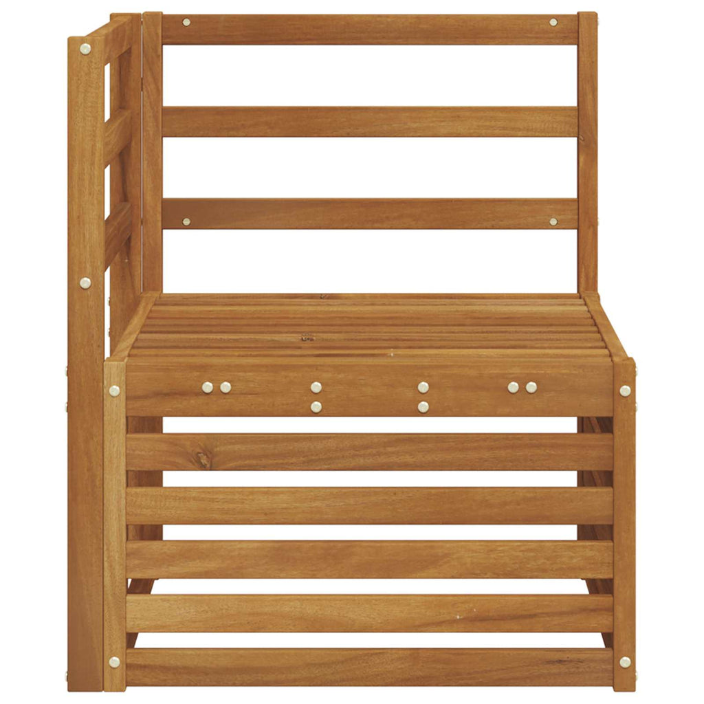 vidaXL Sofa narożna na zewnątrz Lite Drewno Akacji Naturalny