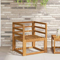 vidaXL Podłokietnik 2 pcs Naturalny 59 x 4 x 73 cm Lite Drewno Akacji