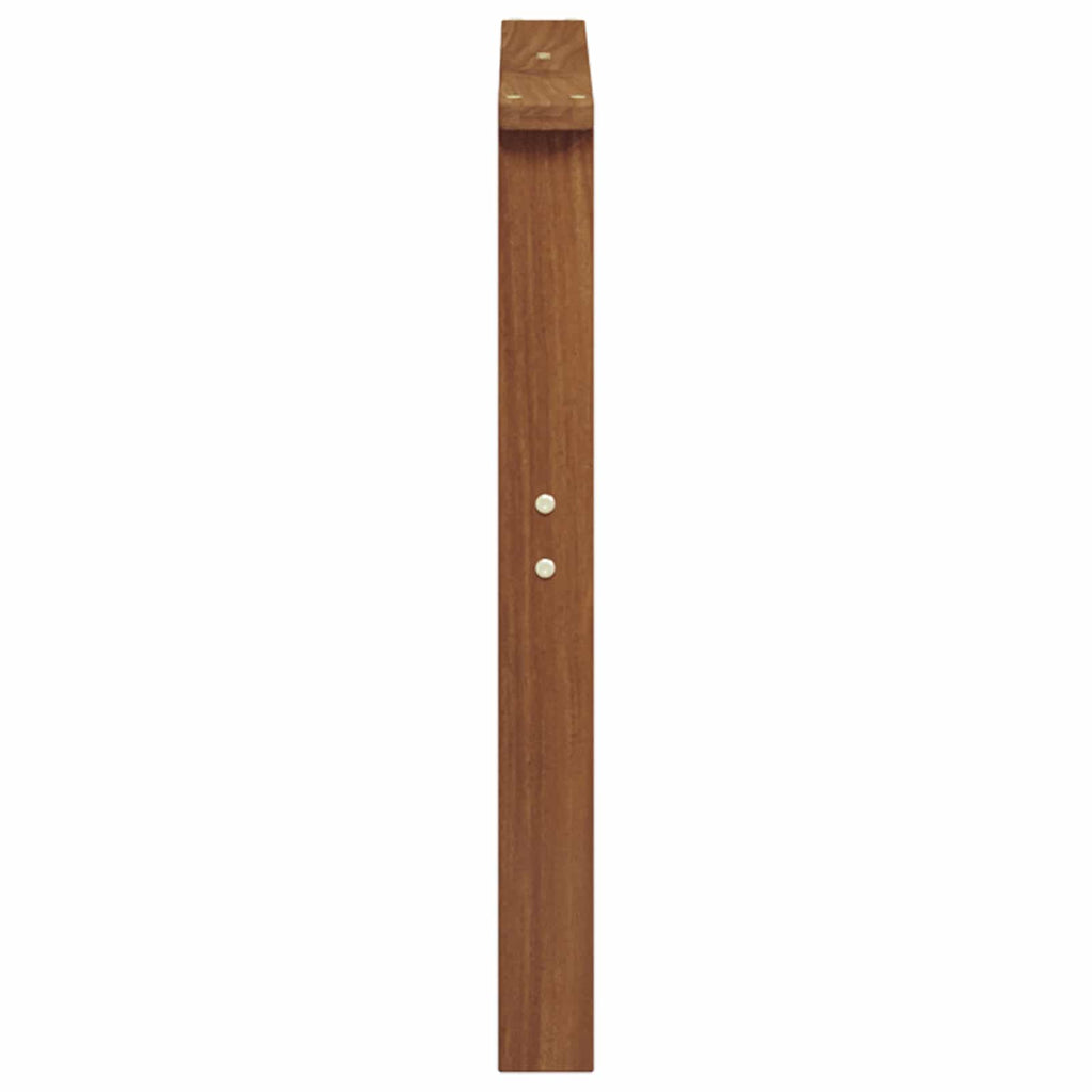 vidaXL Podłokietniki 2 pcs Brązowy 60 x 6 x 61 cm