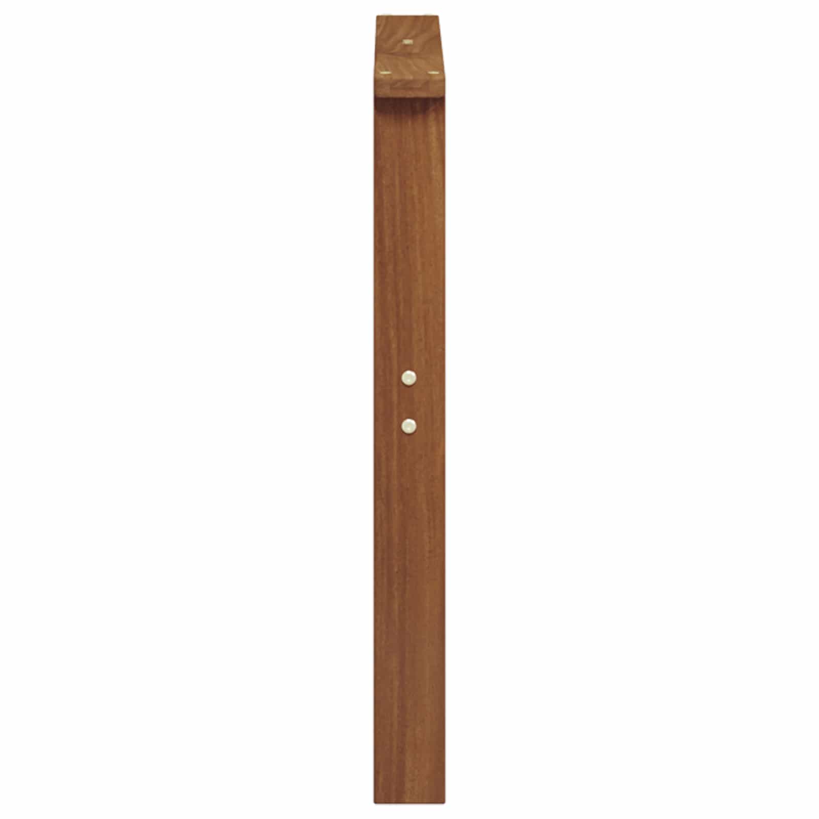 vidaXL Podłokietniki 2 pcs Brązowy 60 x 6 x 61 cm