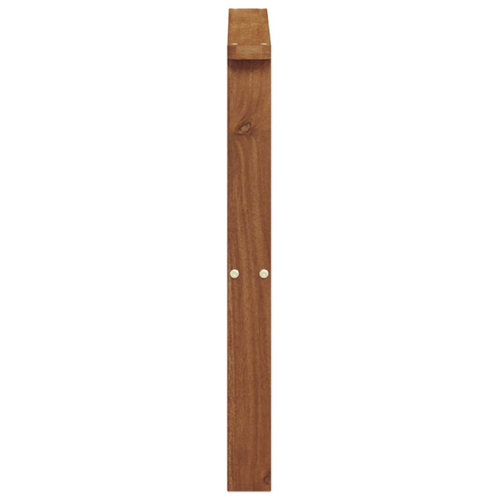 vidaXL Podłokietnik 2 szt. naturalny 60 x 6 x 61 cm Lite Drewno Akacji