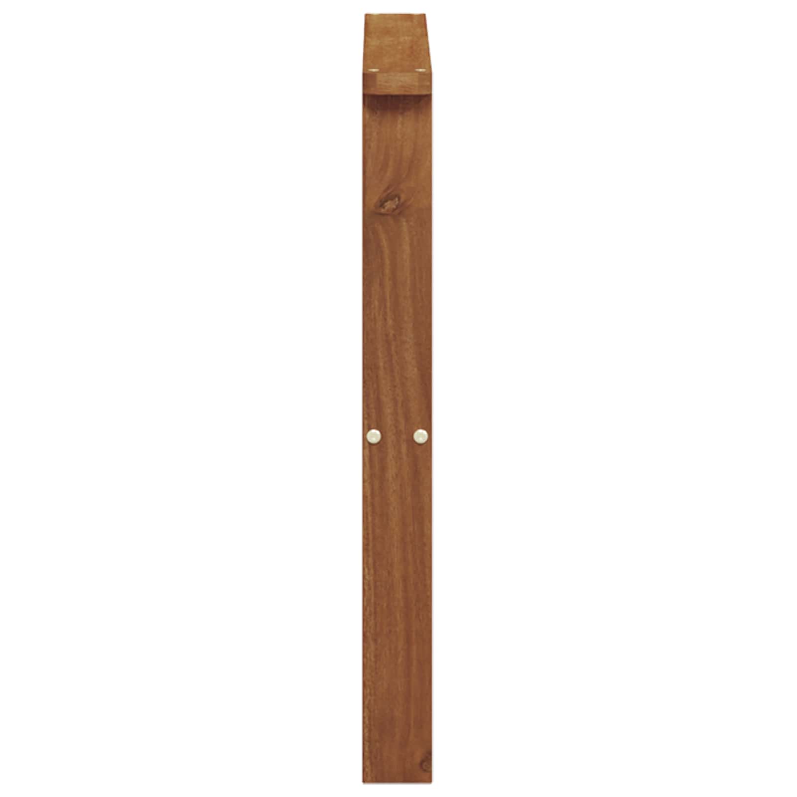 vidaXL Podłokietnik 2 szt. naturalny 60 x 6 x 61 cm Lite Drewno Akacji