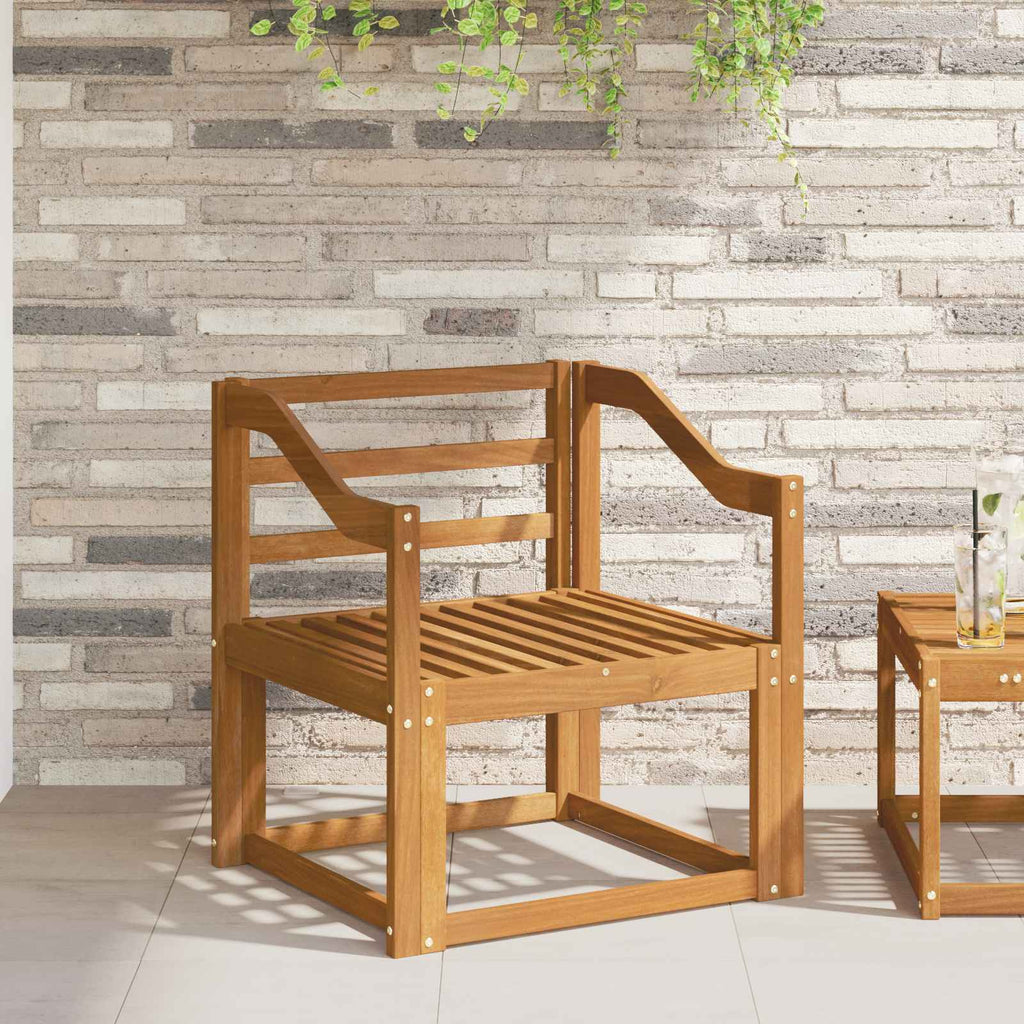 vidaXL Podłokietnik 2 pcs naturalny 59 x 4 x 73 cm Lite Drewno Akacji