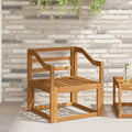 vidaXL Podłokietnik 2 pcs naturalny 59 x 4 x 73 cm Lite Drewno Akacji