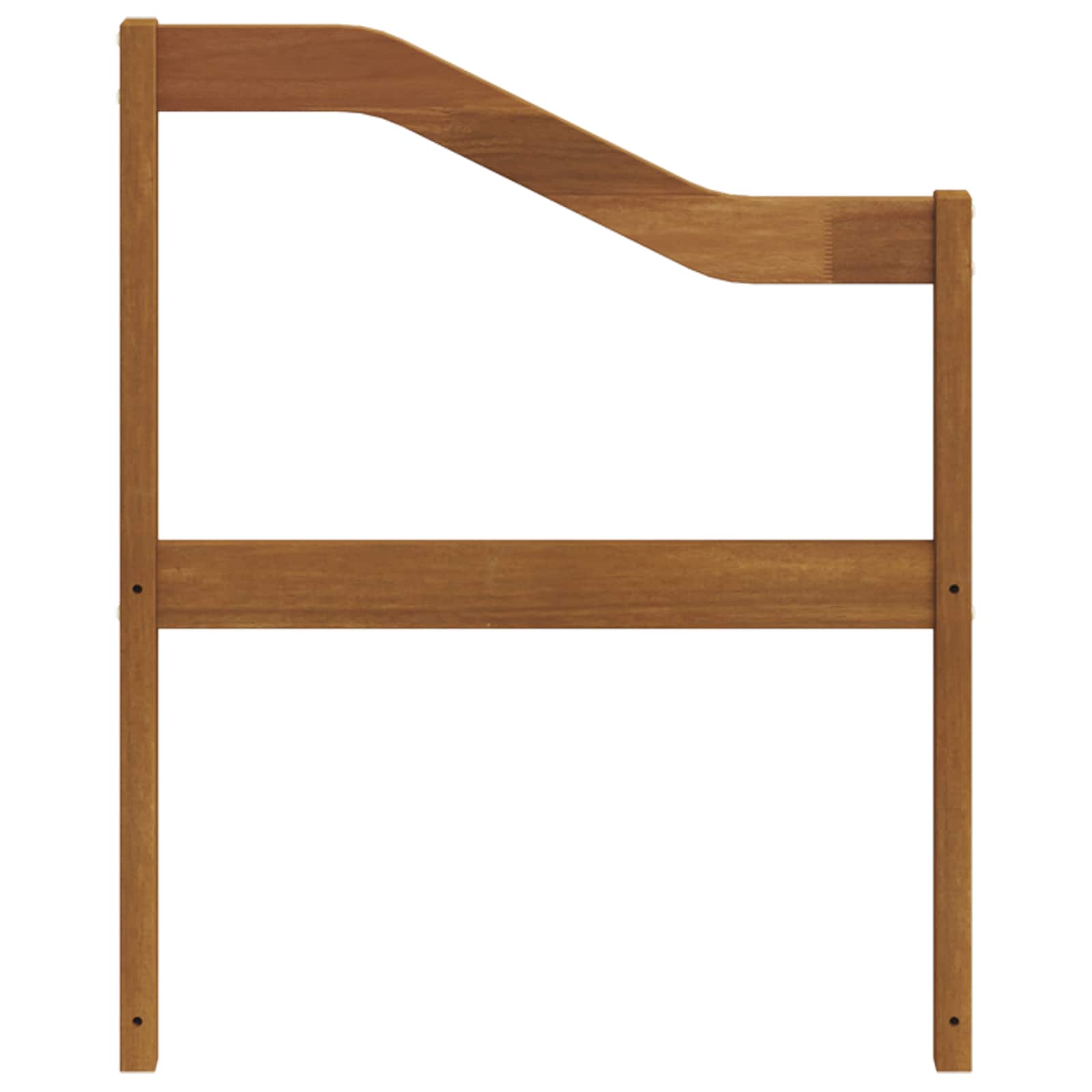 vidaXL Podłokietnik 2 pcs naturalny 59 x 4 x 73 cm Lite Drewno Akacji
